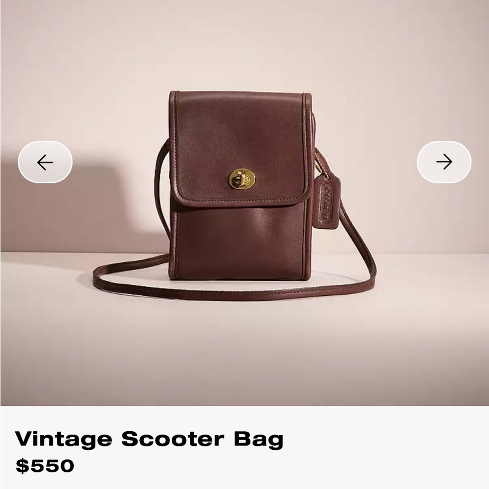 Vintage Coach Mahogany Scooter 9893